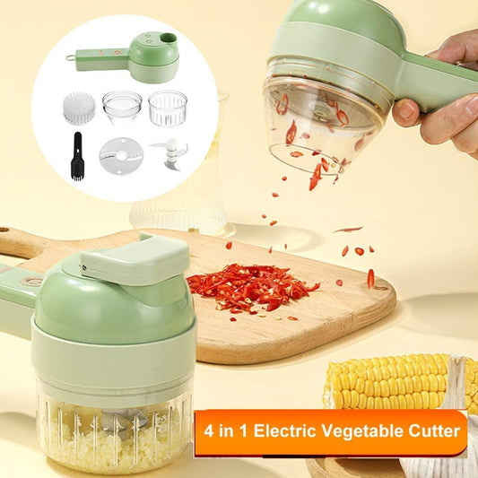 4 in 1 Portable Electric Vegetable Cutter Set(COD+Shipping)