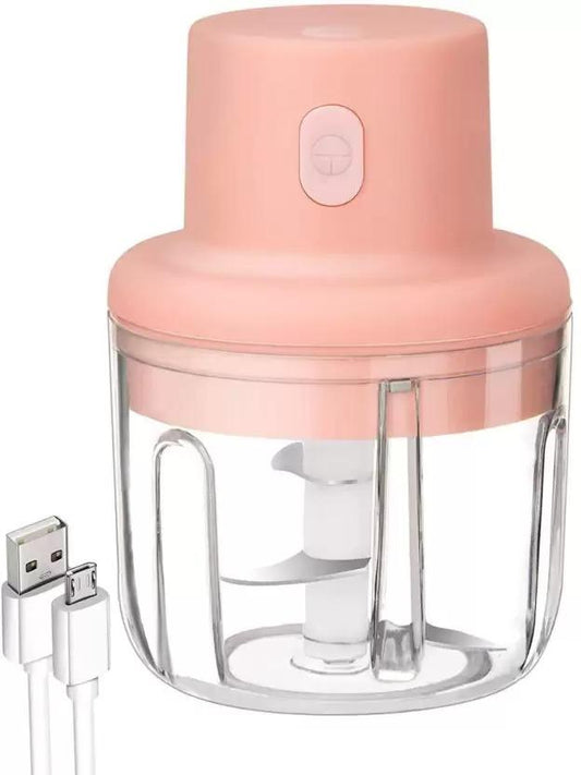 "Mini Electric Garlic Chopper | 250ml Veg & Spice Cutter"(COD +Free Shipping)